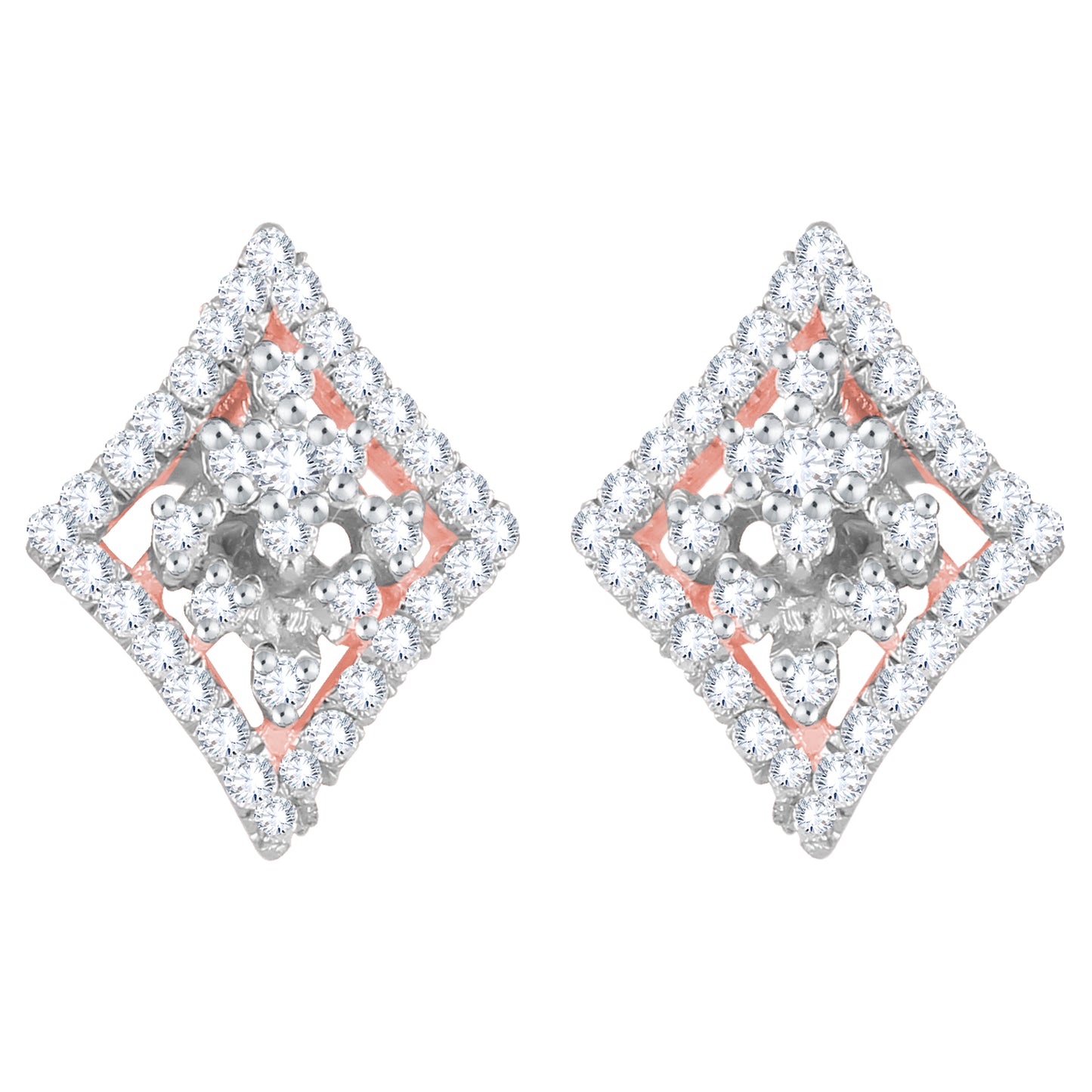 Carre Diamond Earrings