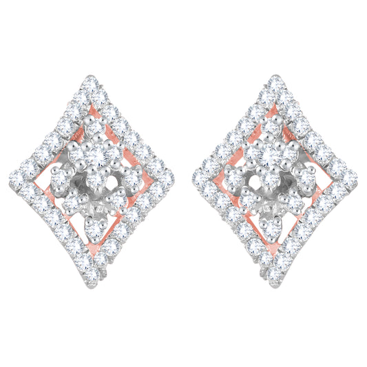 Carre Diamond Earrings