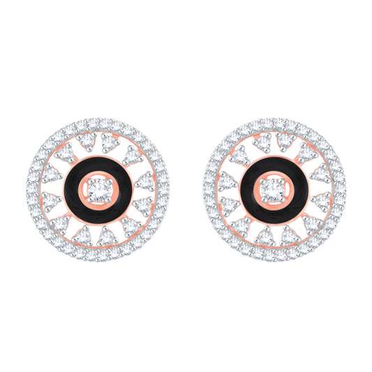 Diamond Earring for her in Rose Gold DER23863