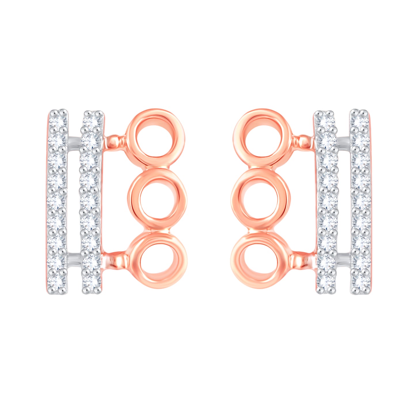 Diamond Earring for her in Rose Gold DER23918