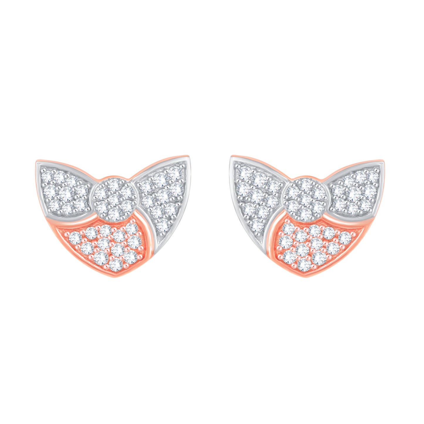 Diamond Earring for her in Rose Gold DER23927