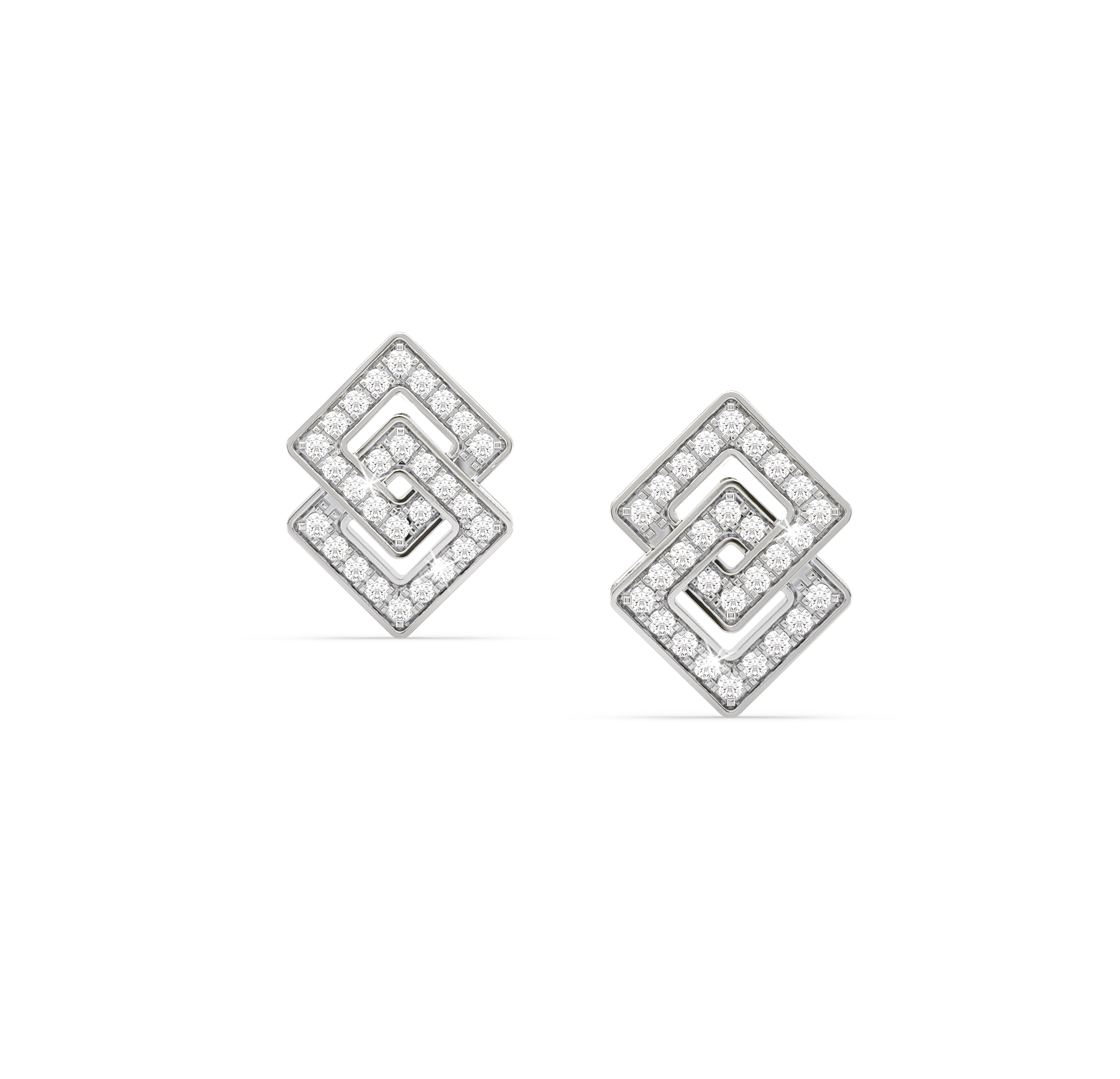 Juliana Geometric Diamond Earrings