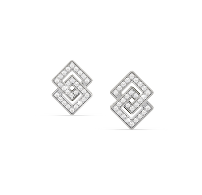 Juliana Geometric Diamond Earrings