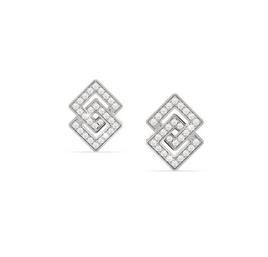 Juliana Geometric Diamond Earrings