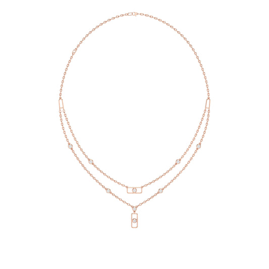 Veera 2-Line Diamond Necklace