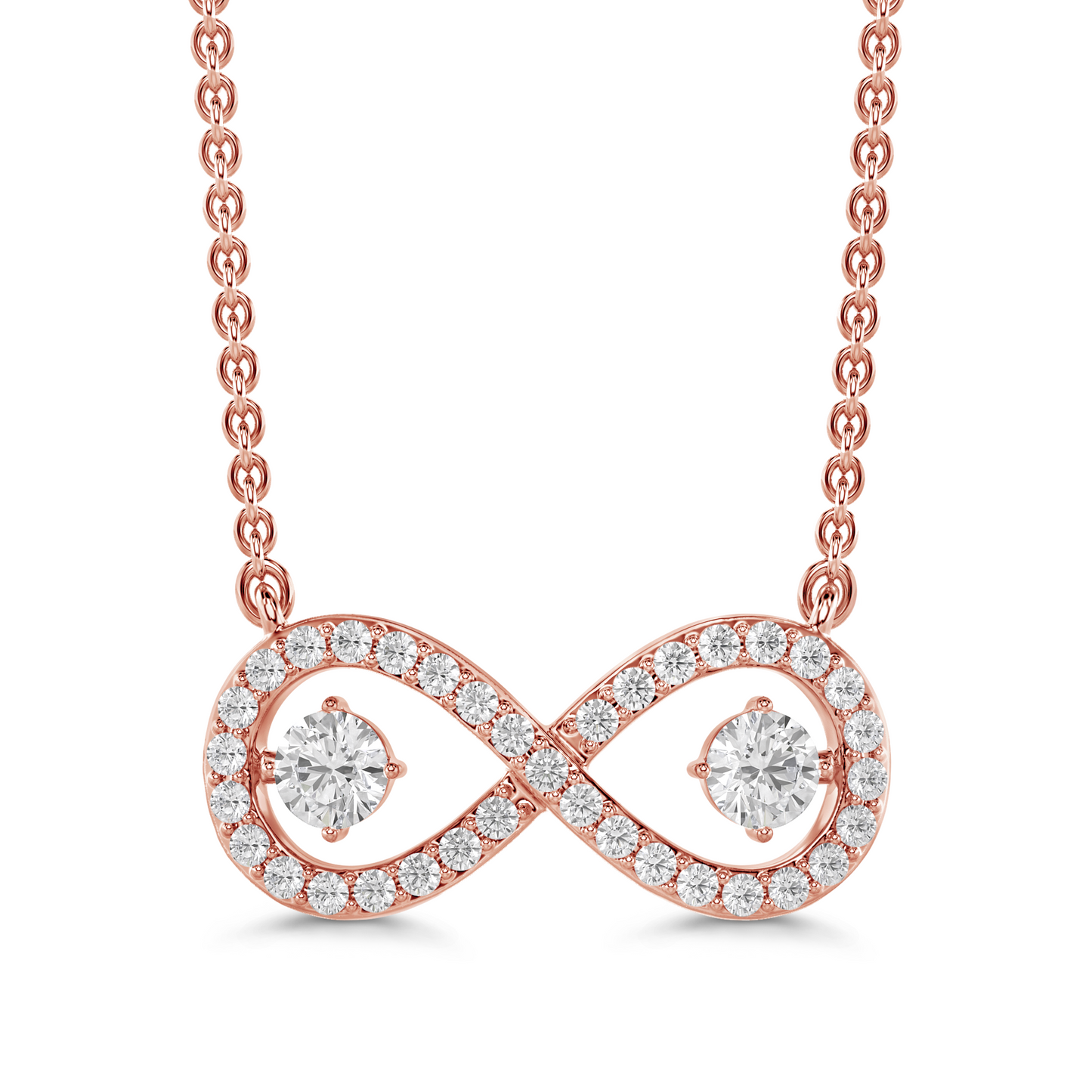 Julie Infinity Diamond Pendant