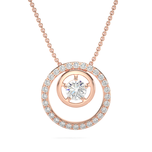 Mariah Round Diamond Pendant