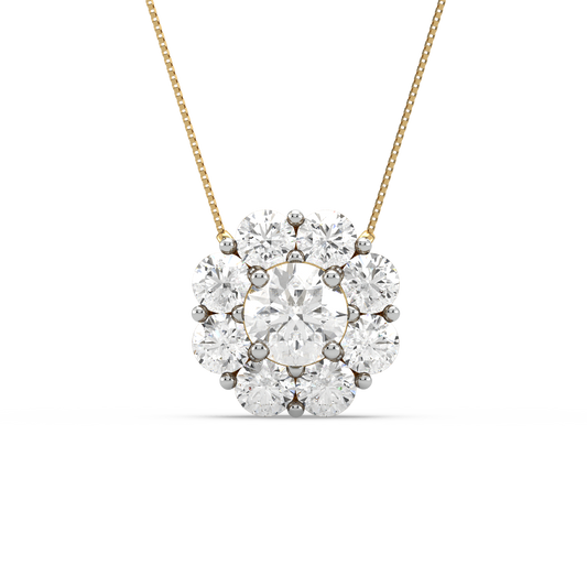 Steanyda Flower Diamond Pendant