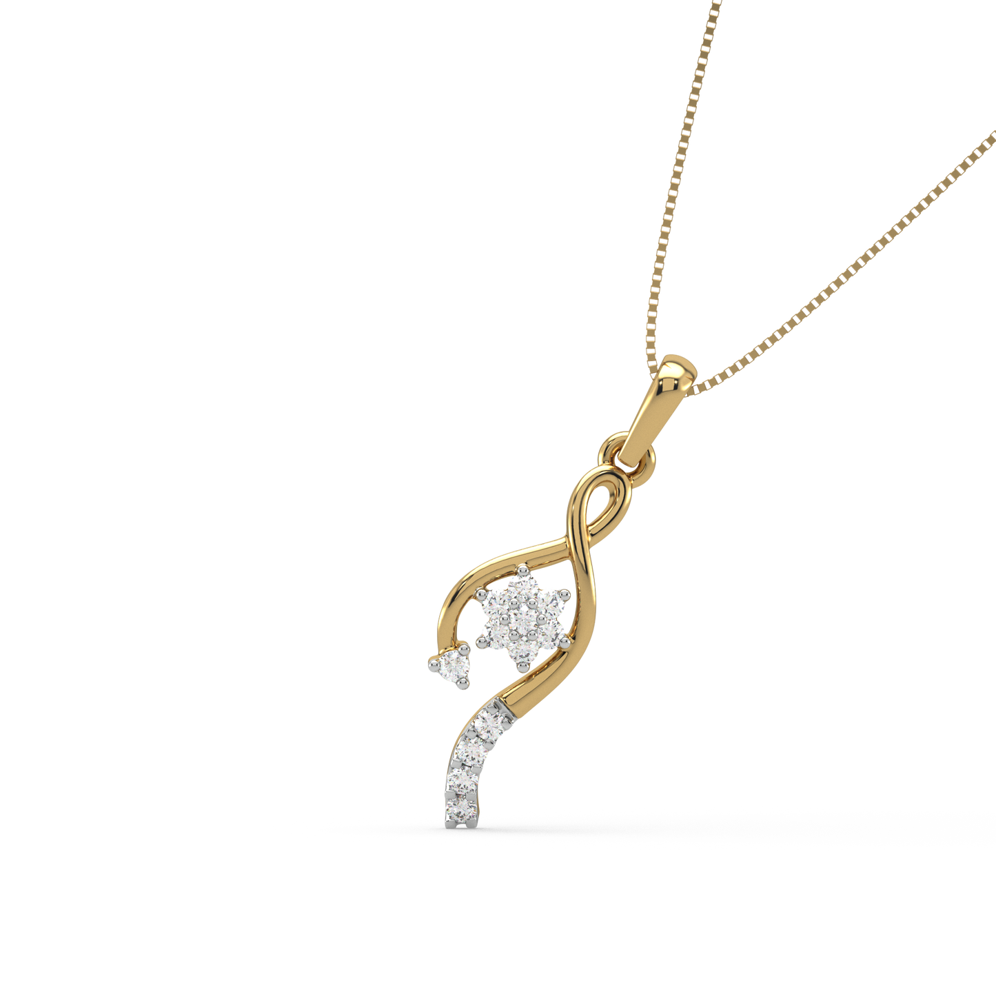 DIVAA Diamond Pendant For Her