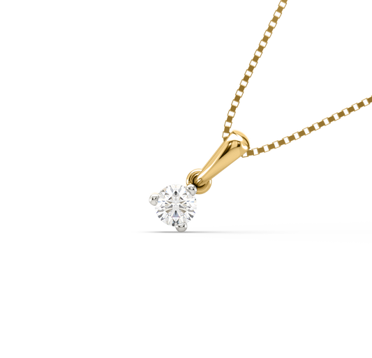 Diamond Pendant for her in Yellow Gold DPD21250