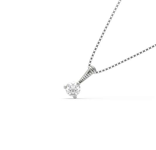 Diamond Pendant for her in White Gold DPD21254