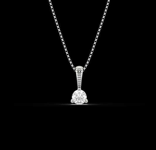 Diamond Pendant for her in White Gold DPD21256