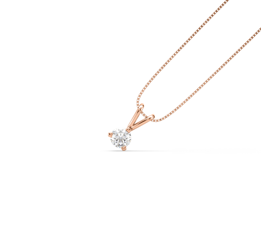 Diamond Pendant for her in Rose Gold DPD21267