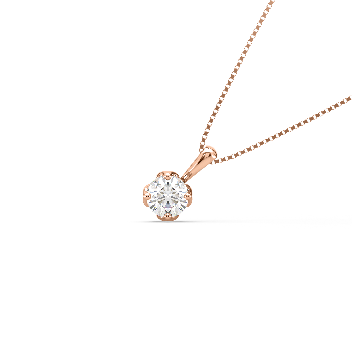 Diamond Pendant for her in Rose Gold DPD21269