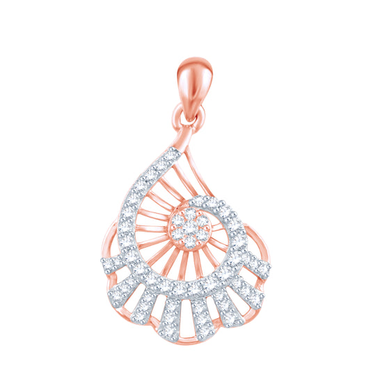 Diamond Pendant for her in Rose Gold DPD22093