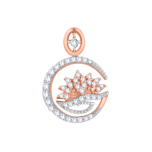 Diamond Pendant for her in Rose Gold DPD22098