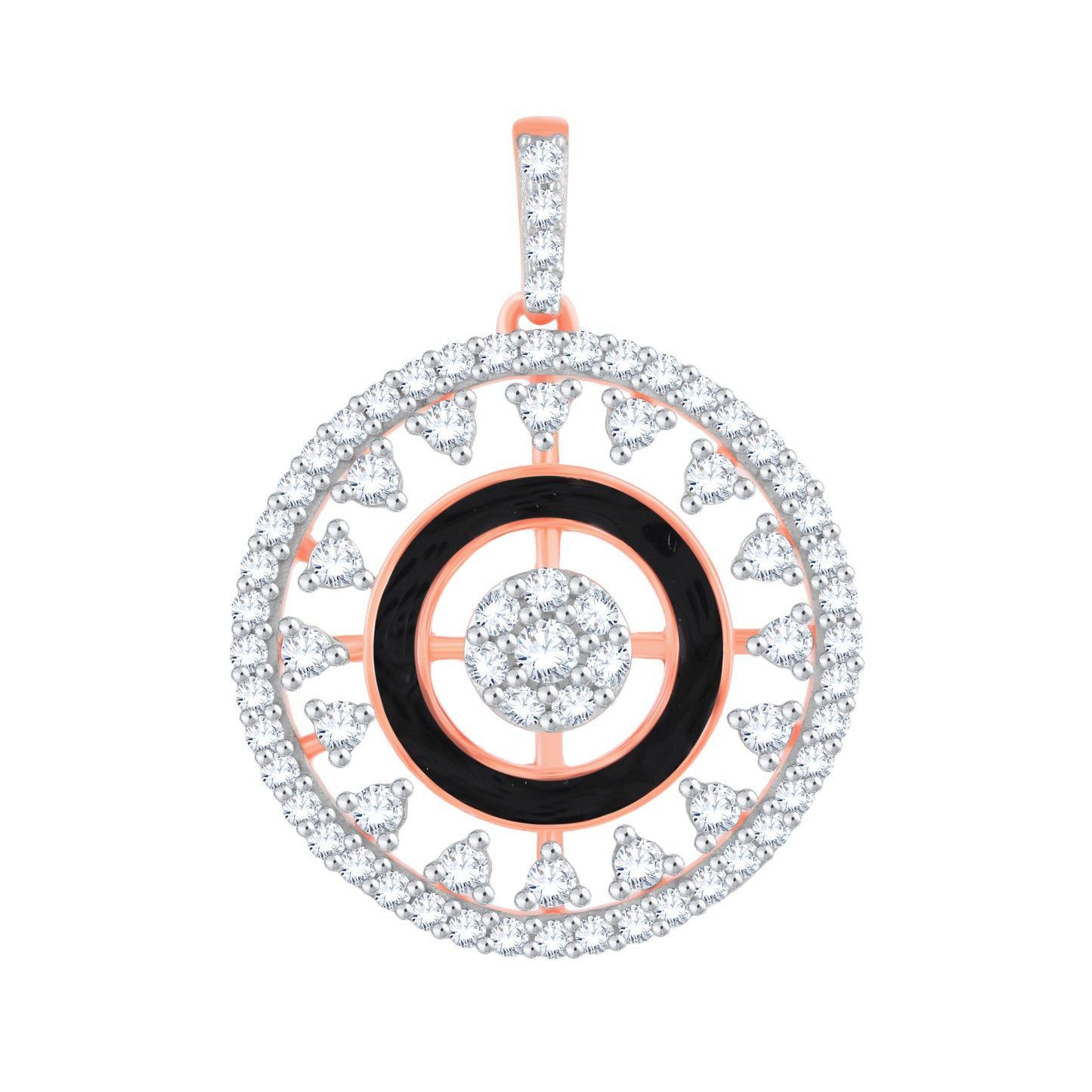 Diamond Pendant for her in Rose Gold DPD22101