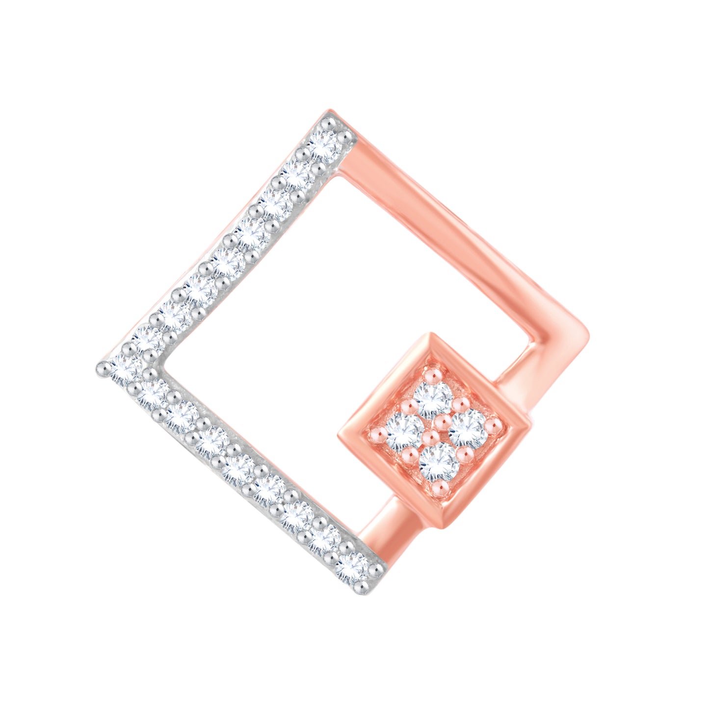 Diamond Pendant for her in Rose Gold DPD22104