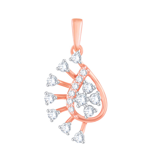 Diamond Pendant for her in Rose Gold DPD22108