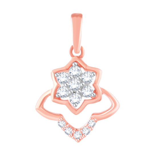 Diamond Pendant for her in Rose Gold DPD22111