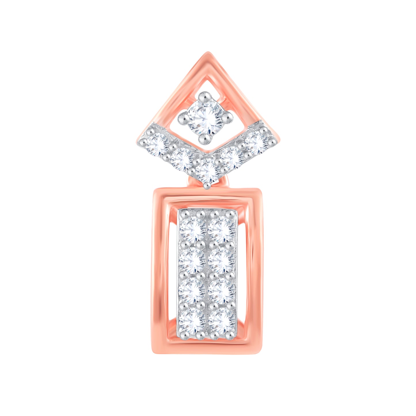 Diamond Pendant for her in Rose Gold DPD22115