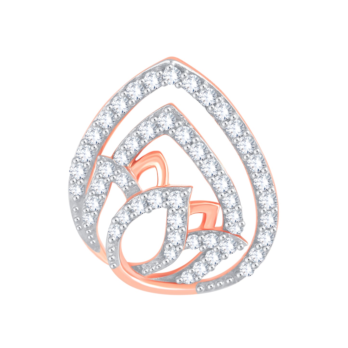 Diamond Pendant for her in Rose Gold DPD22132