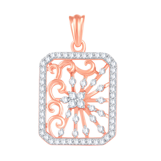 Diamond Pendant for her in Rose Gold DPD22133