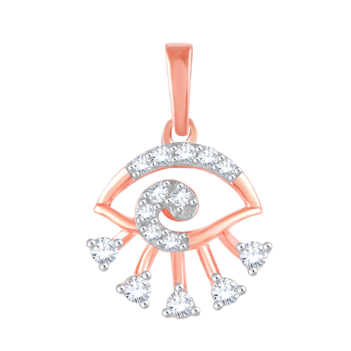 Diamond Pendant for her in Rose Gold DPD22147