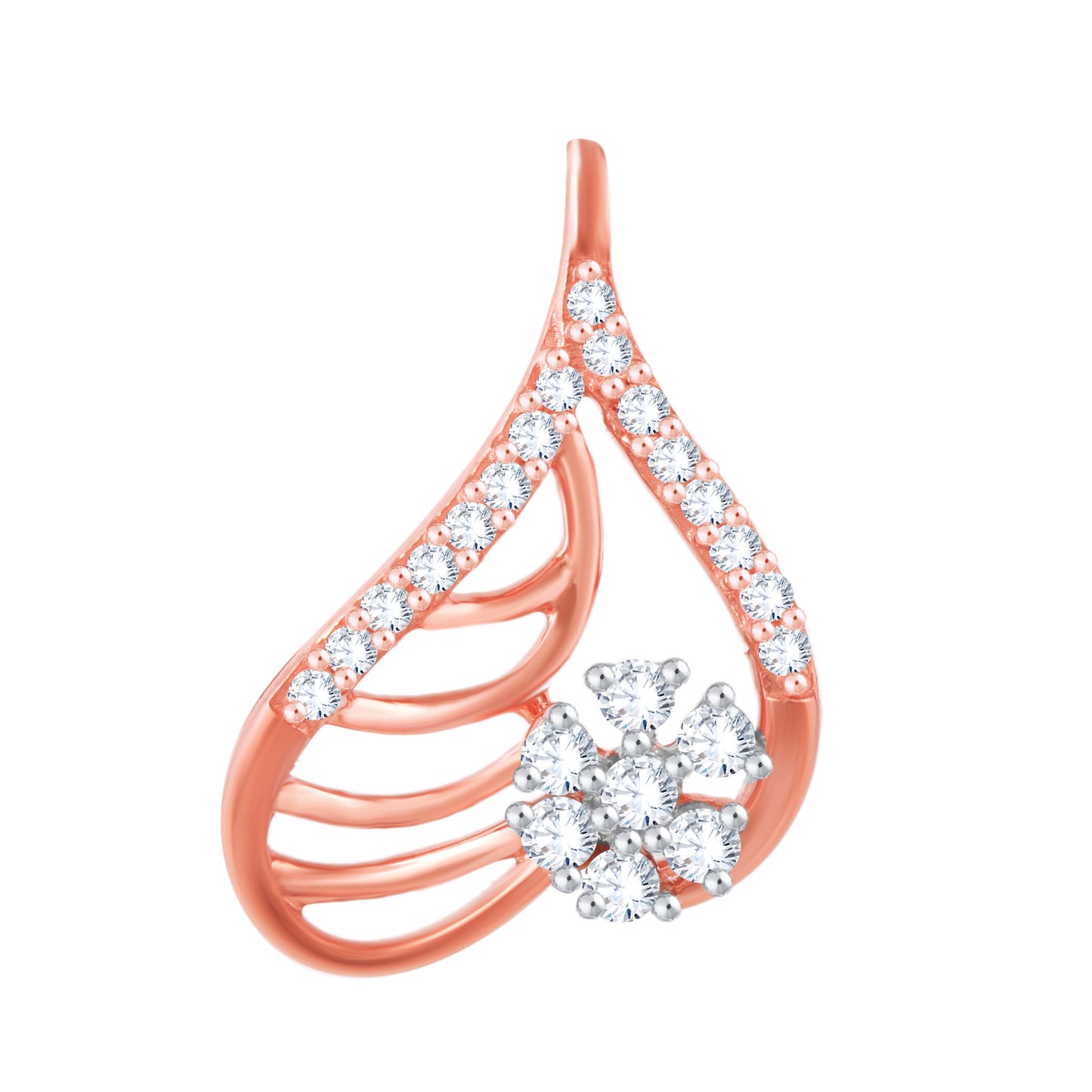 Diamond Pendant for her in Rose Gold DPD22148