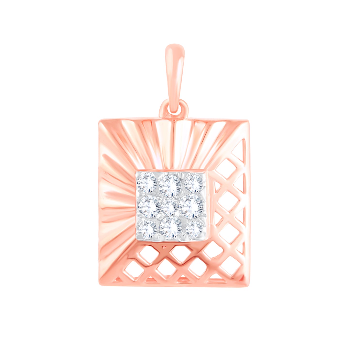 Diamond Pendant for her in Rose Gold DPD22153