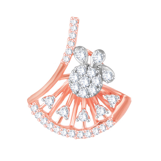 Diamond Pendant for her in Rose Gold DPD22156