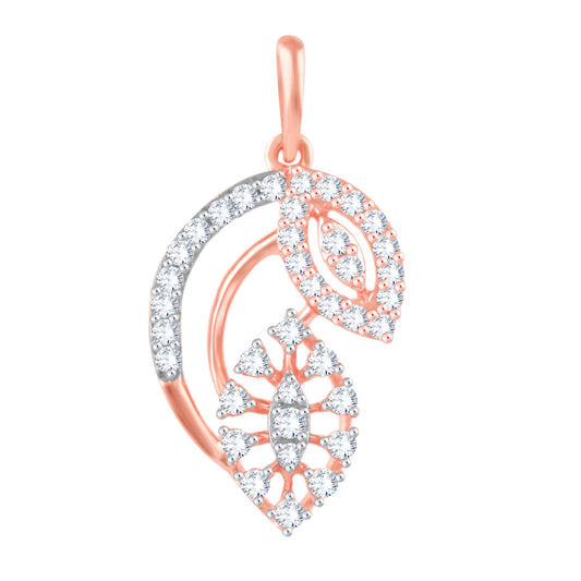 Diamond Pendant for her in Rose Gold DPD22162