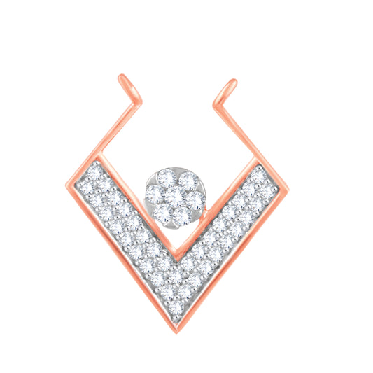 Diamond Pendant for her in Rose Gold DPD22165