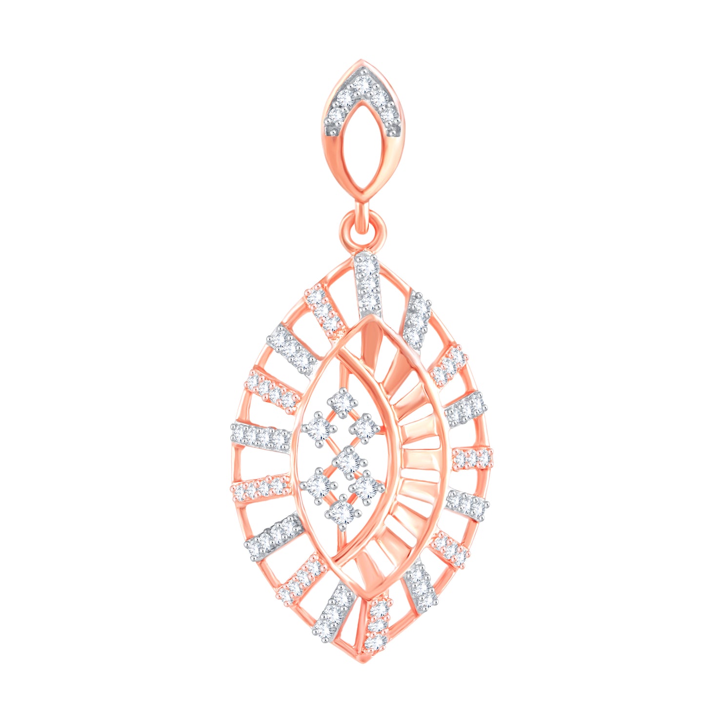 Diamond Pendant for her in Rose Gold DPD22166