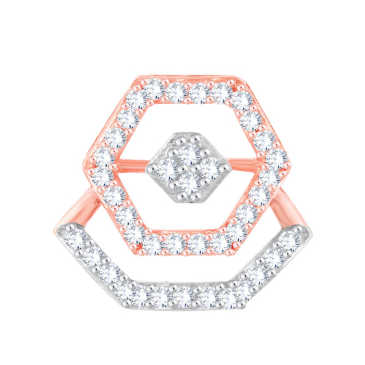 Diamond Pendant for her in Rose Gold DPD22169