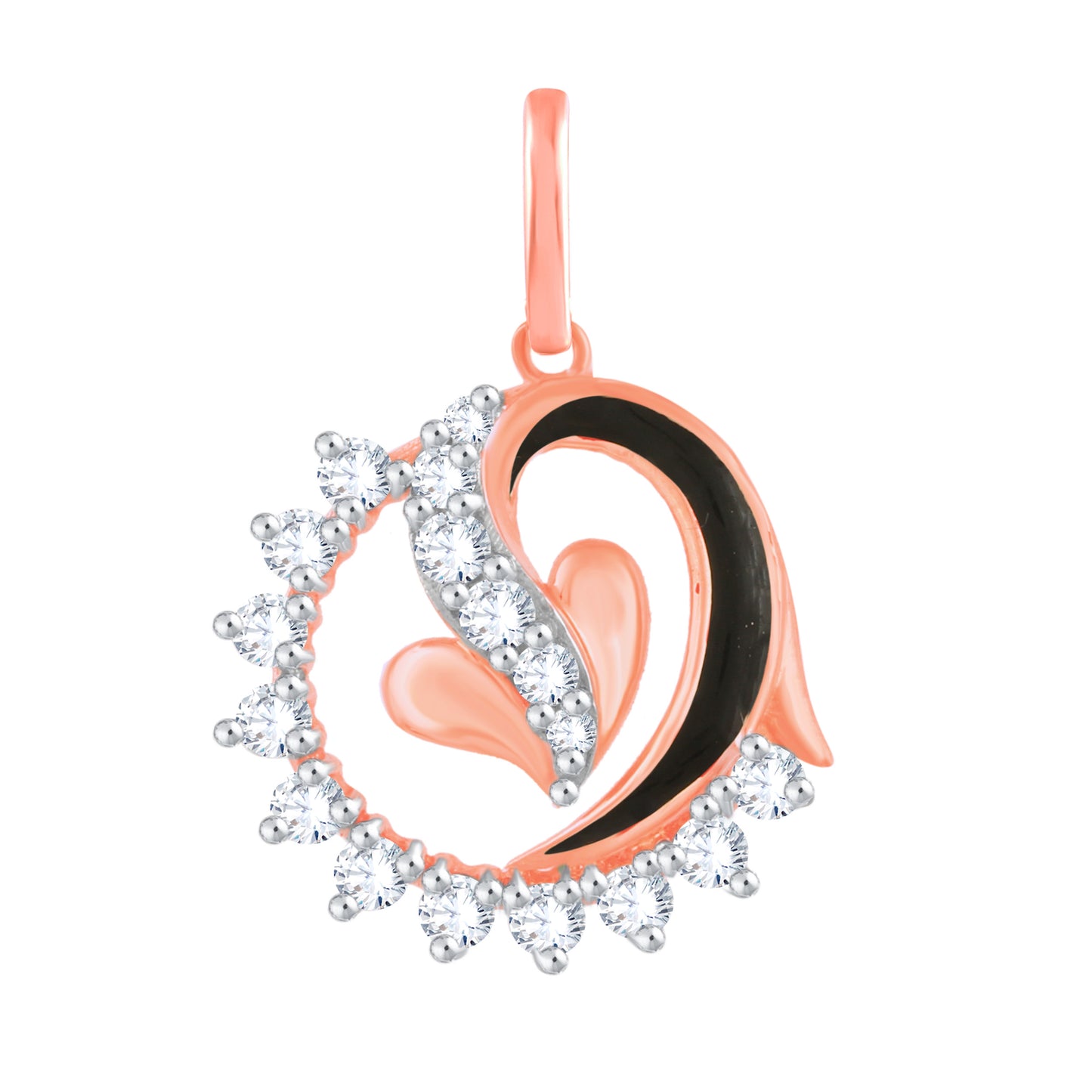 Diamond Pendant for her in Rose Gold DPD22170