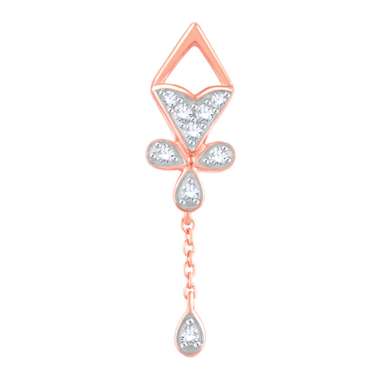 Diamond Pendant for her in Rose Gold DPD22184
