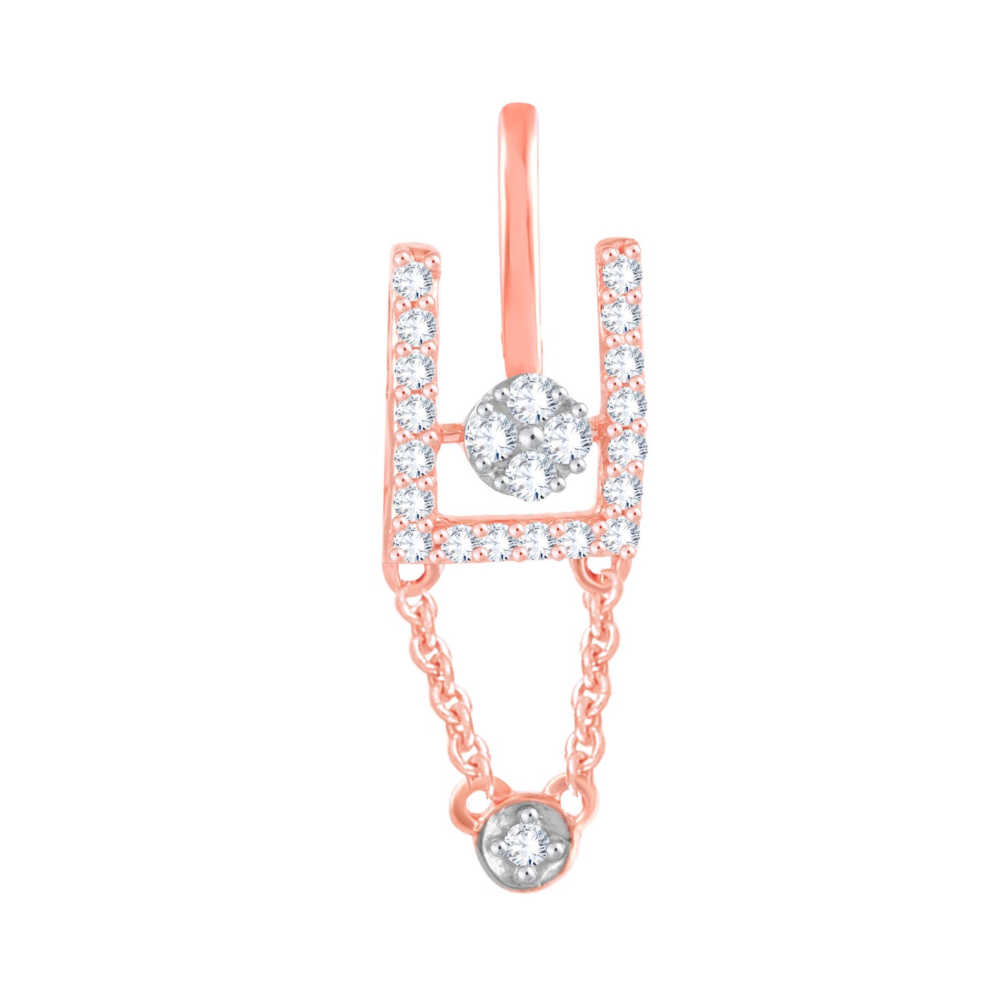 Diamond Pendant for her in Rose Gold DPD22187