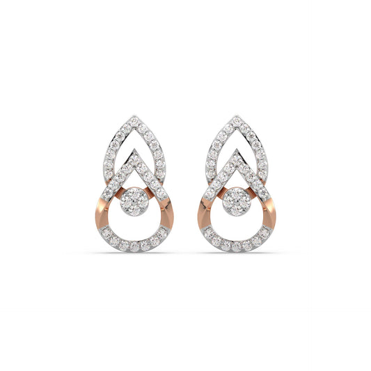 Ilena Layered Diamond Stud Earrings