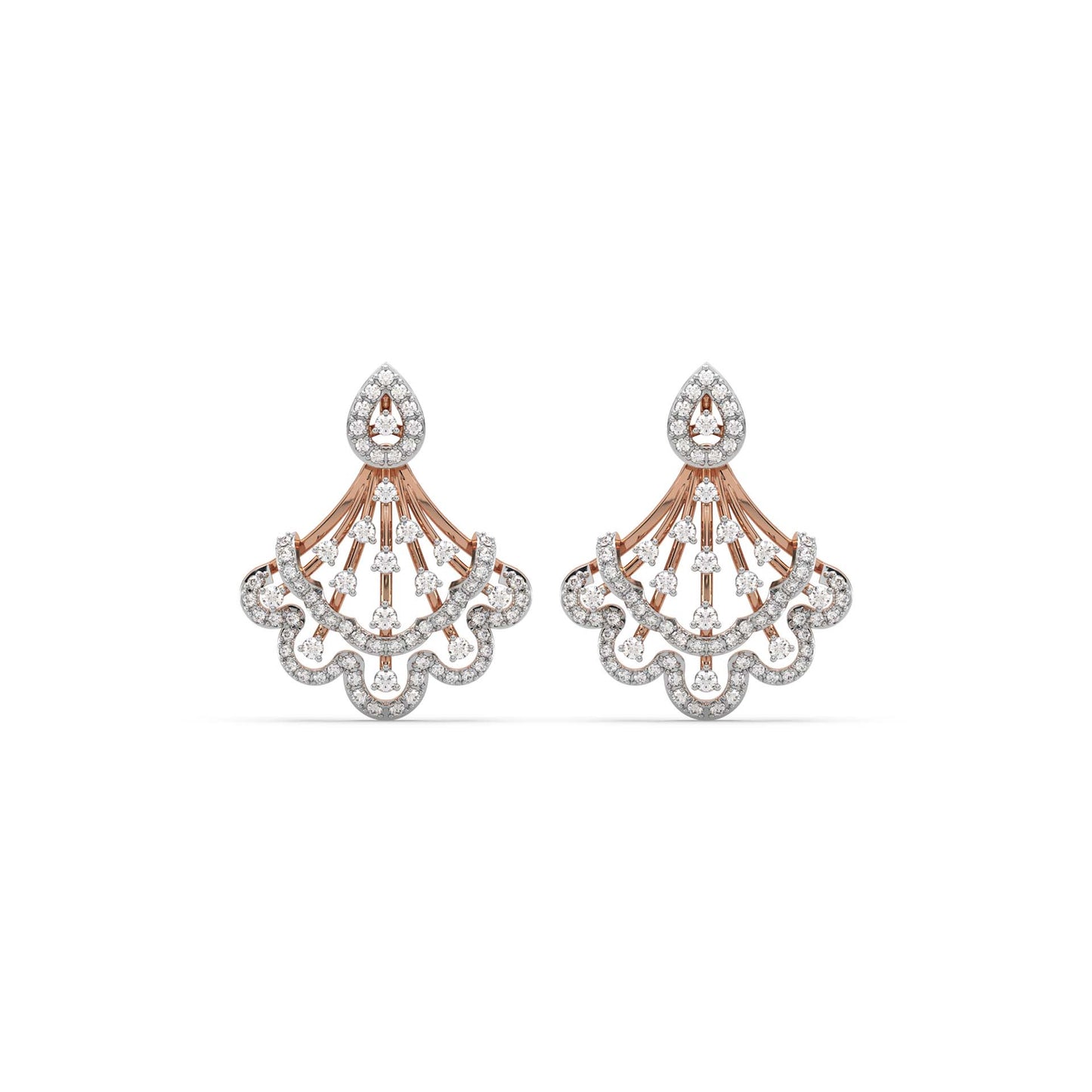 Rashel Diamond Stud Earrings