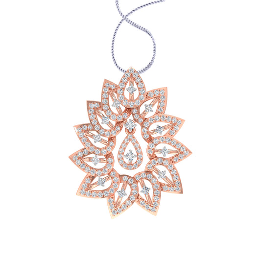 Almaz Floral Diamond Pendant