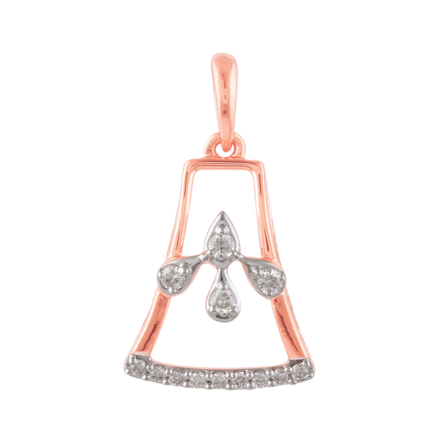 Diamond Pendant for her in Rose Gold DPS23002