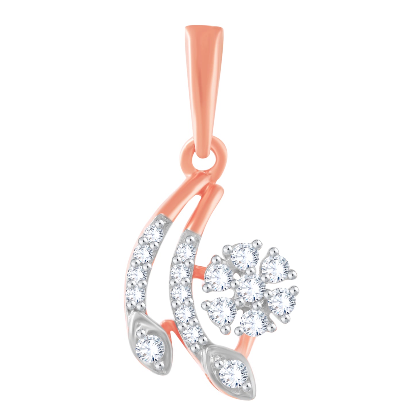 Diamond Pendant for her in Rose Gold DPS23003