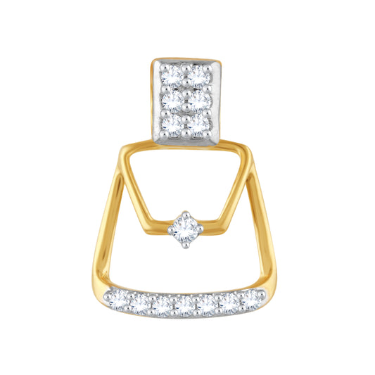 Diamond Pendant for her in Yellow Gold DPS23004