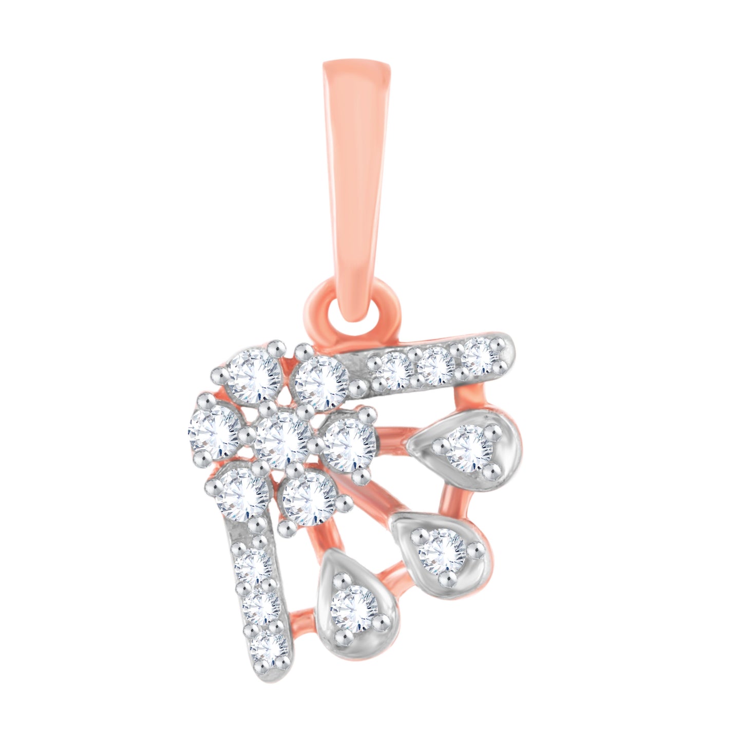 Diamond Pendant for her in Rose Gold DPS23007