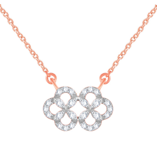 Diamond Pendant for her in Rose Gold DPS23011