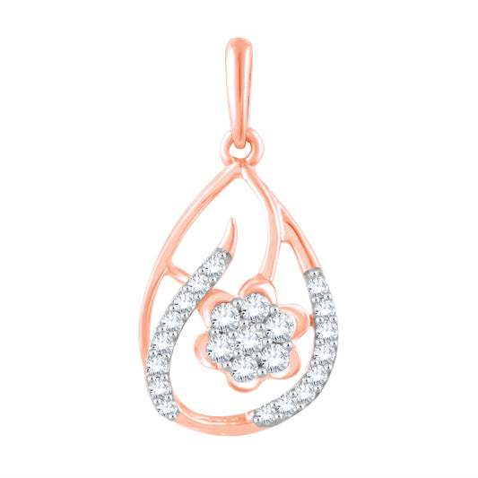 Diamond Pendant for her in Rose Gold DPS23016