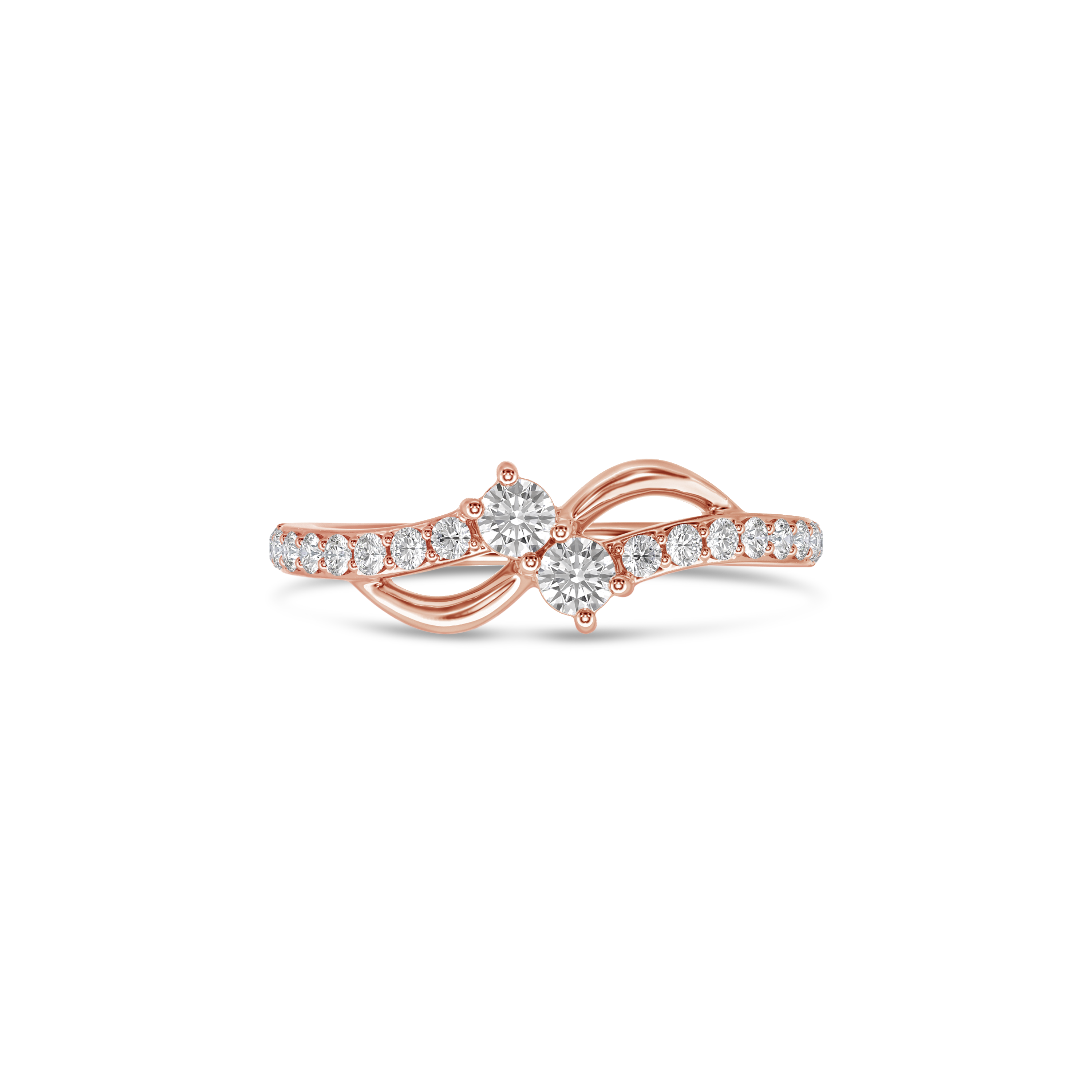 Lydia Knot Diamond Ring