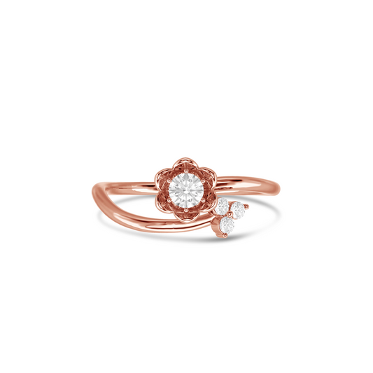 Shermelle Trendy Flower Diamond Ring
