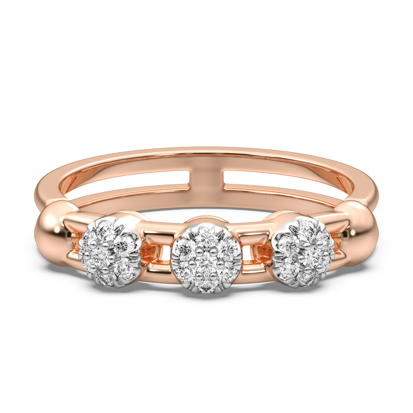 Amberia 3 Diamond Ring